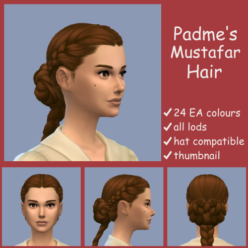 Padme’s Mustafar HairMay the fourth be with you my fellow Star Wars fans!! Here’s another of Padme’s