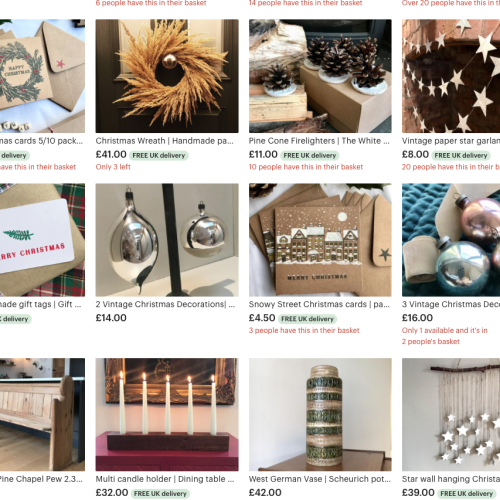 thevideowall:Looking for some last minute Xmas goodies? My sister’s etsy has some lovely stuff