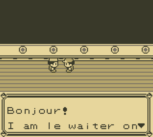 adriofthedead: ivory-gold: headcanon professor Sycamore was a waiter on S.S Anne in pokemon blue to 