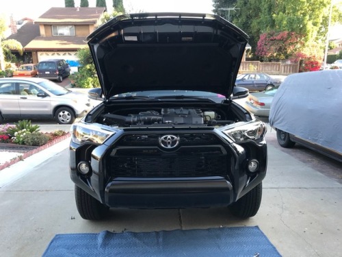 After getting new TRD Pro front valance in black. Car looks so much better. Good as new?? Also forgo