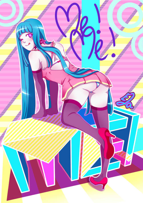 Fanart of Me!Me!Me! I was a fan of Teddyloid since I watched Panty &amp; Stocking with Garterbelt, s