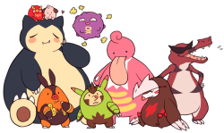 Dinkythings:  My Favourite Pokemon Are A Bunch Of Fat Eggs And I Am Very Much Okay