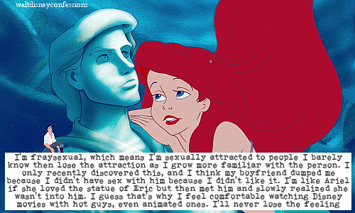 waltdisneyconfessions:“I’m fraysexual, which means I’m sexually attracted to peopl