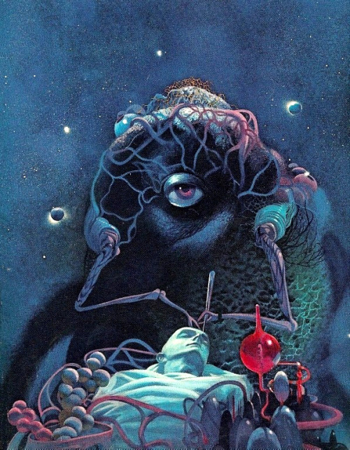 Paul Lehr (1930-1998) cover, ‘The Aliens Among Us’ by James White, 1969