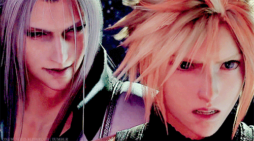 onewinged-sephiroth:SEPHIROTH RESPECTING CLOUD’S PERSONAL SPACE...