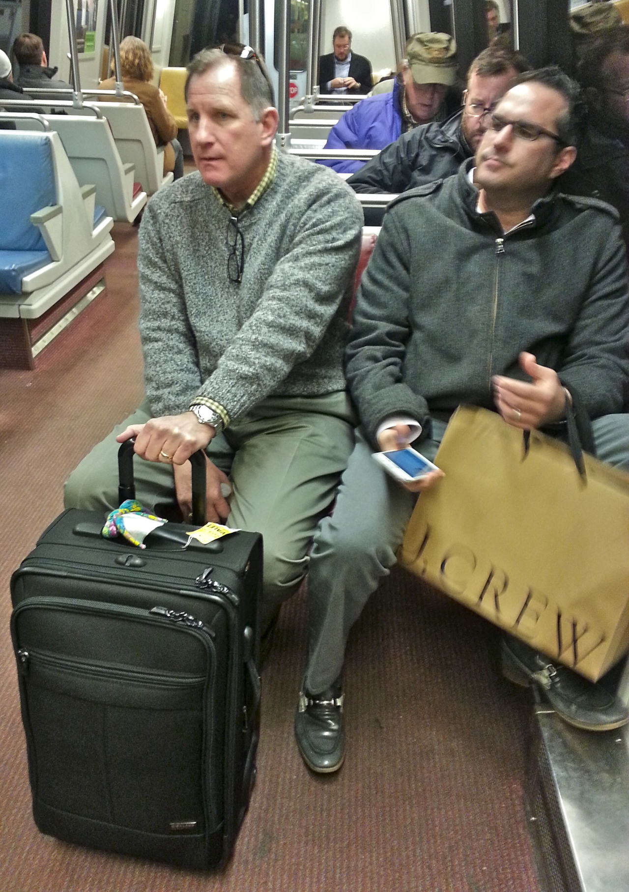 dilferotica:  There were plenty of empty seats but somehow the two married dads ended