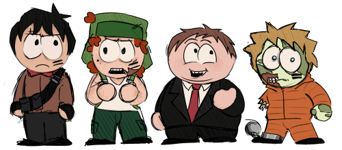 Redrew Designs Of The Four Boys From My Zombie Au I Made Back In 2022, This Isnt My Usual Style I Just