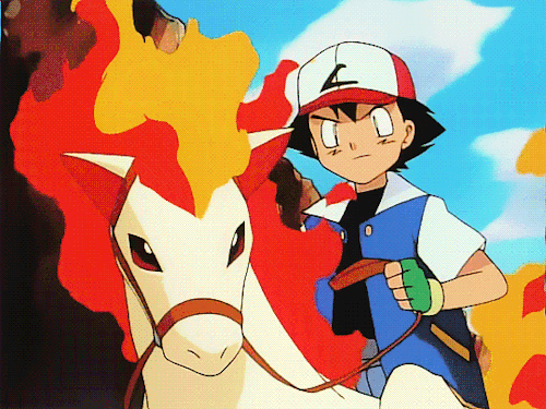 itshouldbewhonotthat: nvclearbomb: How is he not catching fire? Because the ponyta trusts him did yo