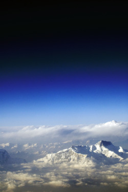 thelandscapenetwork:  Himalayas as seen from the airplane flying out of Kathmandu, 2010. Cosmopology by Arc Astronaut 