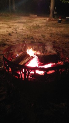 Nothing Like A Quiet Night With Nothing But A Fire And The Crickets.