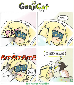 thepigeongazette: more to come :D! Not trying to be a vidya game comic, but super inspired by genjicat shenanigans right now ~