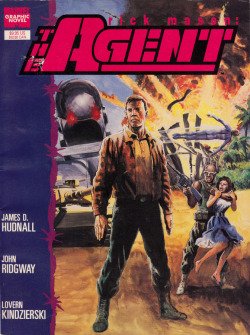 Marvel Graphic Novel: Rick Mason: The Agent (Marvel, 1989). Cover Art By John Ridgway.from