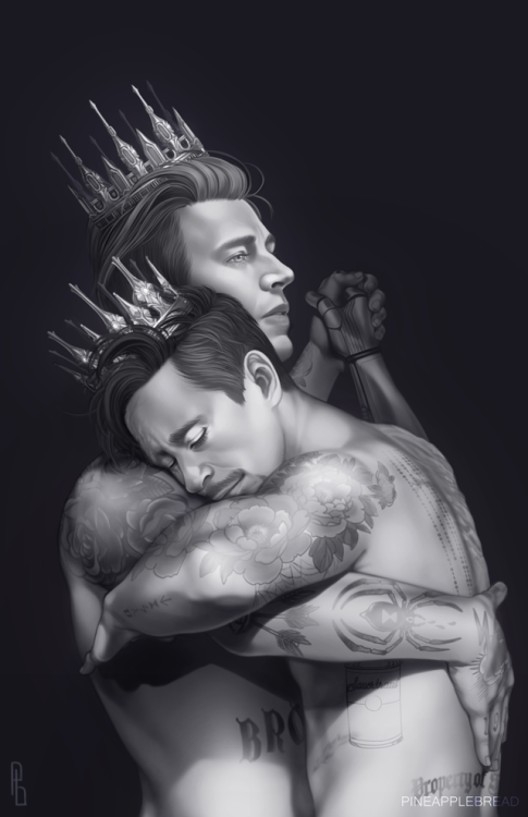 pineapplebread:Tattoo AU inspired by MapplethorpeGod this is so beautiful it hurts! ❤❤