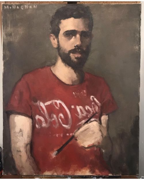 grundoonmgnx:Michael James Monaghan, Self-portrait in Coca-Cola T-Shirt, 2021