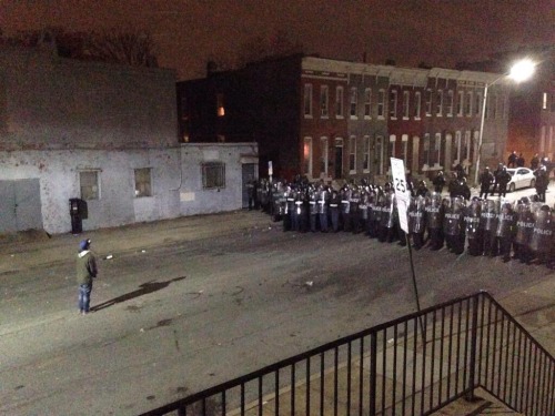 simoanearies:  esotericworld:  Baltimore protests and riots over the Police’s treatment of local African Americans which reached a boiling point with Freddie Gray’s death.  Photos via twitter  Finally  This all happening a few blocks away…