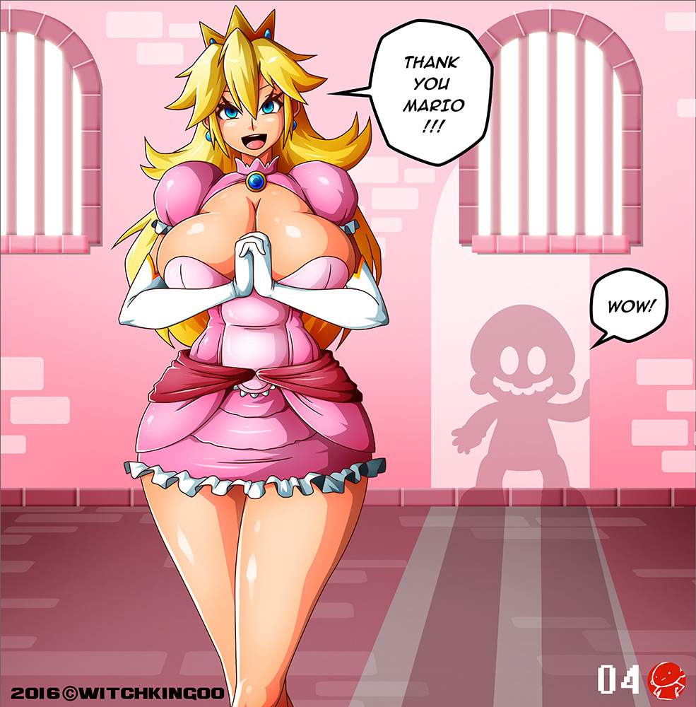 witchking00:  witchking00:  PRINCESS PEACH: THANKS MARIO! AVAILABLE NOW! :) Comic