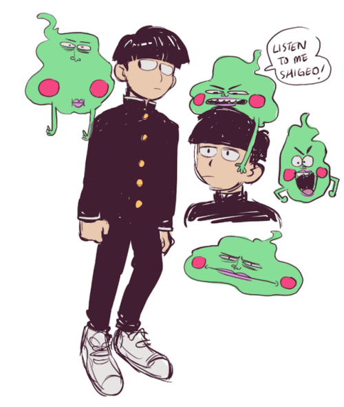 Some Mob Psycho 100 doodles from twitter. I adore this manga and show so much!!! This new season is 