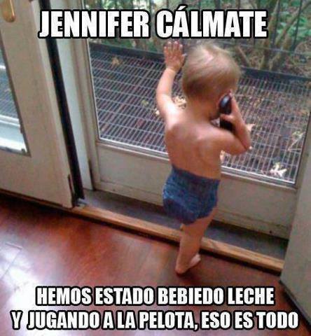 lolememesinspanish:  Jennifer exagera mucho las cosas…