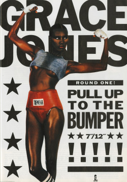 adarchives: Grace Jones ‘ Pull up to the