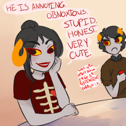 DIDN&rsquo;T KNOW *WHAT*, EXACTLY, ARADIA??? uhhey look damara is touching kankris butt RAAARARRAAUU