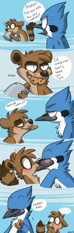 shadow-the-kitsune-coffeeshop:Cookies - by XiamTheFerret