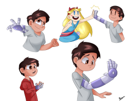 disney-n-stuff:  Just bc I really love @skleero‘s prosthetic-limb!Marco  They didn’t turn out as well as I would’ve liked but hope you like them anyway (click for better quality,,,,,,please do not repost/edit/remove caption)   awww I’m glad you