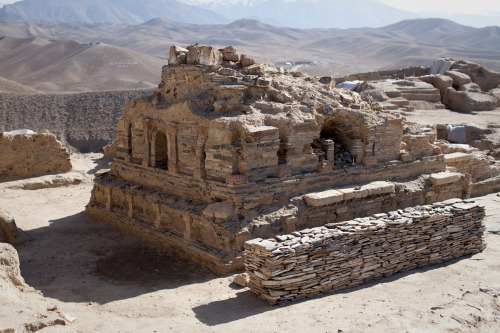 Stupa ruins at Mes Aynak, Afhganisthan