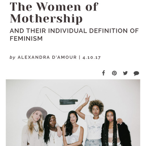 The Women of @mothershipfest &amp; how we define #Feminism for ourselves. Swipe to read + the fu
