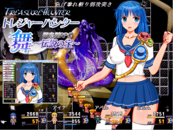 dlsite-english:  Treasure Hunter Mai Circle: Doujin Circle Gyu! *** A freestyle adventure-explorer RPG with interlinked systems and all recruitable charactersOver 103 base CGs (about half of which are animated), over 1200 total variations CGs ***  http://