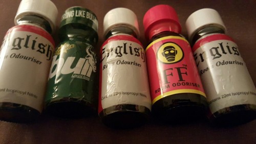 popperdan: silver-gino: Another arrival.. stocking up before the UK ban is effective. #poppers #popp