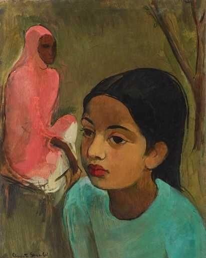 Amrita Sher-Gil’s “The Little Girl in Blue” at Sotheby’s Inaugural Mumbai Sa