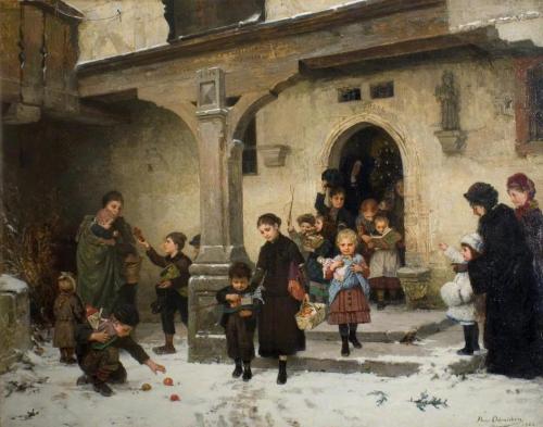 Hugo Oehmichen - Christmas Presents, 1882.