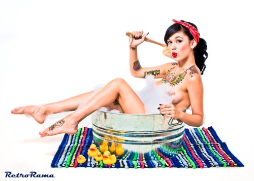 hotrodzandpinups:  Friday Pin Ups & Sexy Ink www.hotrodzpinups.com