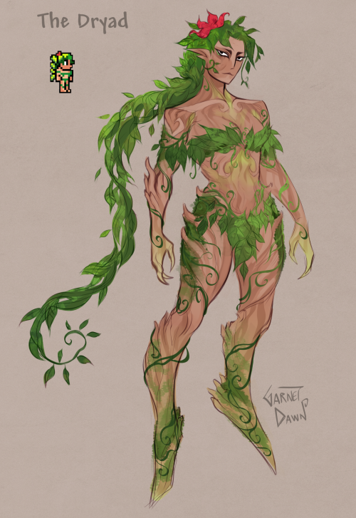 Since I Started Doodling Krymm With The Dryad For Their Funny Rivalry, I Wanted To Refine My Design For