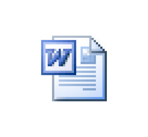 oldwindowsicons:Microsoft Office 2003 - Word document