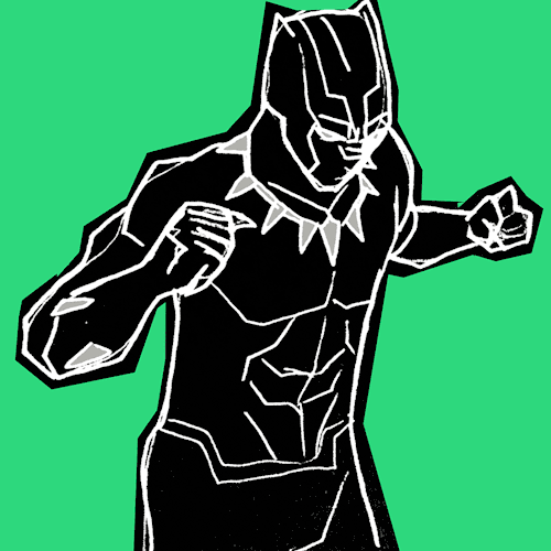 lootcrate:  wearewakanda:  Featured artist: Brian Elstak WΛW | Like : Tweet : Pin : Blog #WeAreWakanda     Loving these animated drawings. 