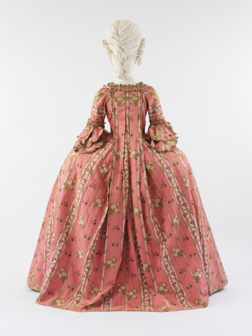 antiquevanity: Pink Dress (1770s) | French | The Met