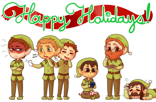 lostinthehaywoods:  Happy Holidays to all of the Achievement Hunter (and Rooster Teeth) community~!