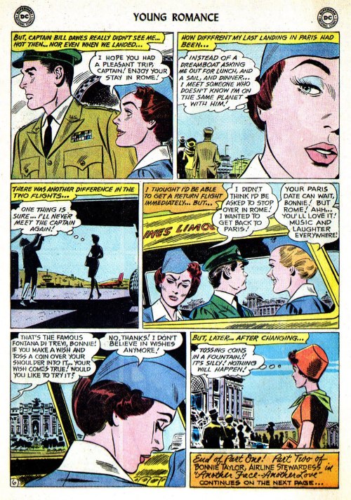 &ldquo;Another Face - Another Love&rdquo; Part 2 By John Romita Sr.published in Young Romanc