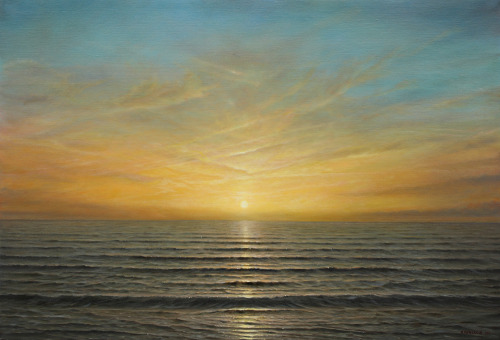 Painting: The Sky in the Sea, Belongs to Me, by Aigars Rinkulis (1970-2013)The Violet “Ave”The sea s