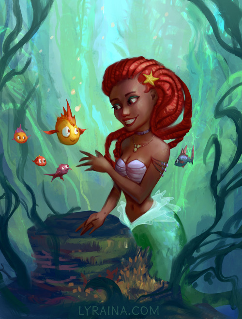 lyraina:I think Disney made a great casting choice for Ariel! Halle Bailey has just the right happy 