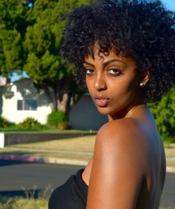 dopest-ethiopian:  chocolatecakesandthickmilkshakes:  dopest-ethiopian:  When your big chop was a success… #sheabuttertumblr   this sistas eyes will make muthafuckas rob banks, snatch purses, knock waffles houses, talk shit to your mother, sell blood,