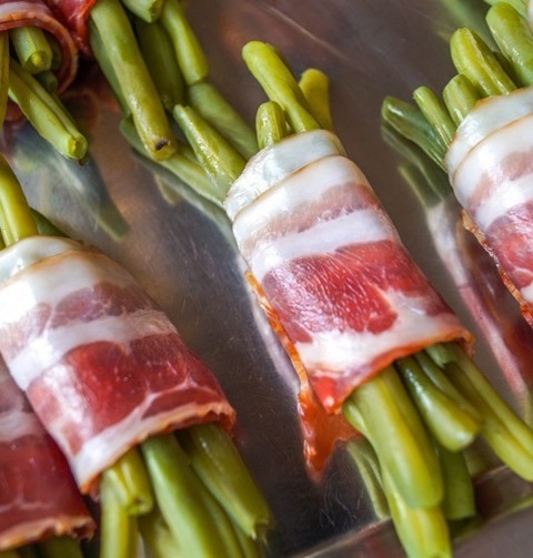 String Beans Wrapped In Bacon Recipe