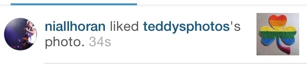 thisicanpromiseyou:  Niall liked Ed’s photo - 21 May 2015