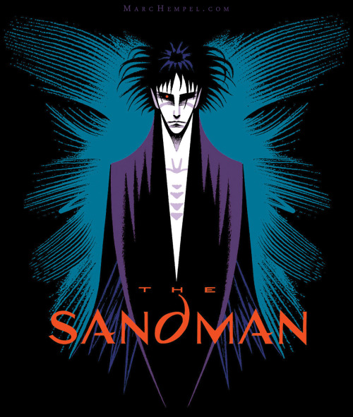 My 1993 art for Graphitti Designs&rsquo; Sandman IV T-shirt. It got quite a bit of exposure in the n