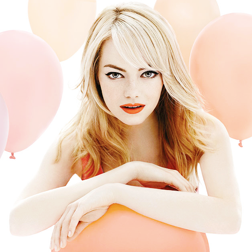 XXX emstonesdaily:  Emma Stone for Revlon, Colorburst photo