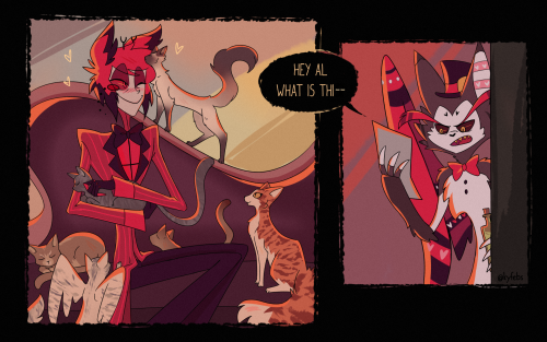 kyfebs: Alastor likes cats~