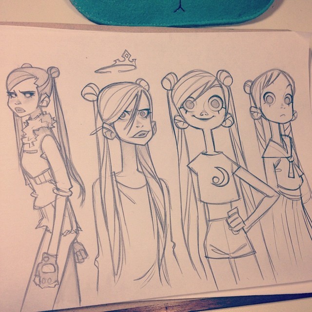 anna-cattish:  🌙⭐️ #sketching #sailormoon