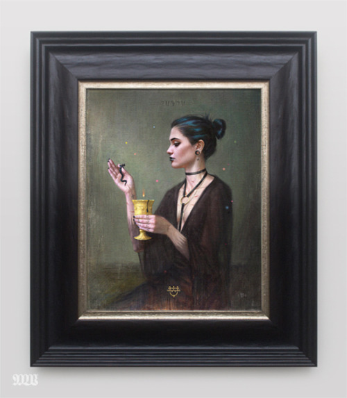 ‘A Breed Apart’-My little portrait for the ‘Dark Realism, Dark Surrealism’ show at Gregorio Escalant