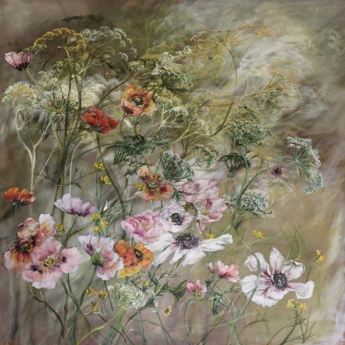 Claire Basler (French, b. 1960, Vincennes, France) - Untitled  Paintings: Oil on Canvas